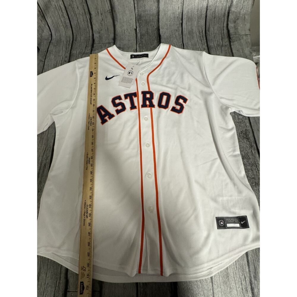 NWT Men’s Nike Houston Astros Yordan Álvarez Home Replica Jersey XXL White 2X - Picture 11 of 12